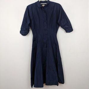 Very vintage r & k vinyl 60s pinup dress